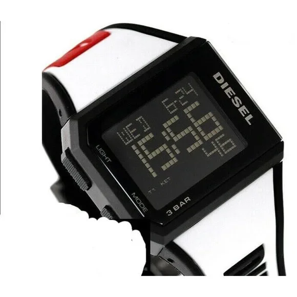 DIESEL MEN'S DIGITAL RUBBER WATCH DZ1922 - Picture 3 of 3